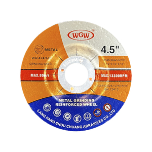 WGW طويل العمر 115 مم × 6.0 × 22.23 مم قرص تقطيع معدني 80 متر/الثانية صلابة عالية طاحونة زاوية محمولة 