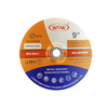 WGW طويل العمر 230 مم × 6.0 × 22.23 مم قرص تقطيع معدني 80 متر/الثانية صلابة عالية طاحونة زاوية محمولة 