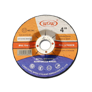 WGW طويل العمر 100 مم × 6.0 × 16 مم قرص قطع معدني 80 متر/الثانية صلابة عالية طاحونة زاوية محمولة 