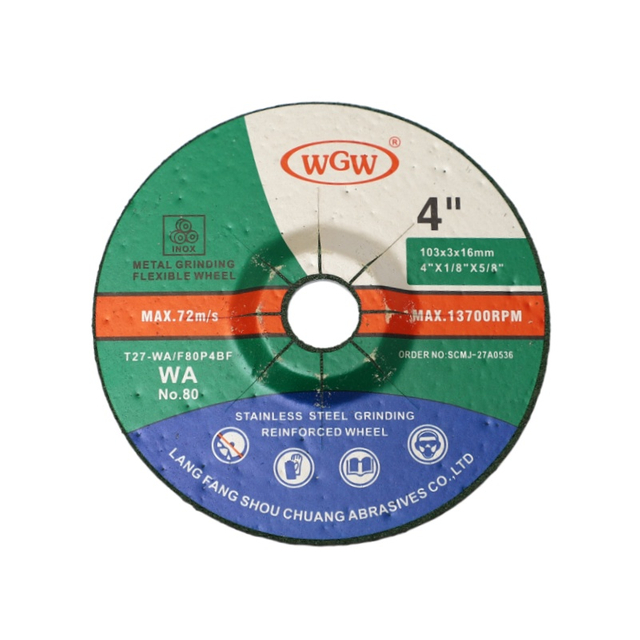 WGW طويل العمر 103 مم × 3.0 × 16 مم قرص قطع معدني 80 متر/الثانية صلابة عالية طاحونة زاوية محمولة 