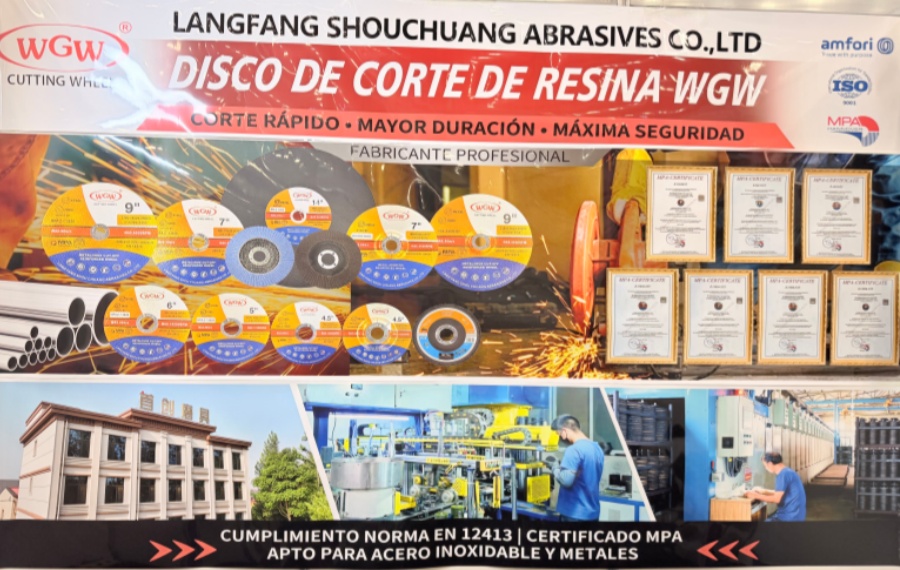 اختتمت مواد الكشط shouchuang بنجاح معرض Expo Nacional Ferretera في غوادالاخارا، المكسيك